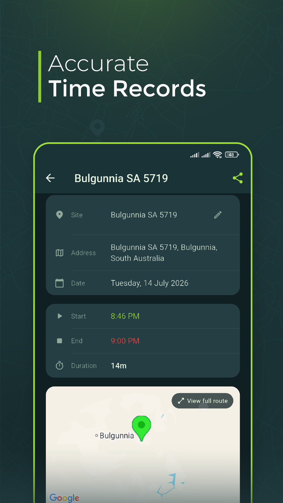 Automatic Time Records